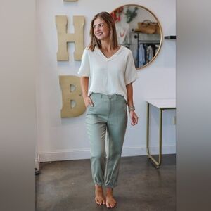 Steve Madden Hadia Women's Sage Green Pants